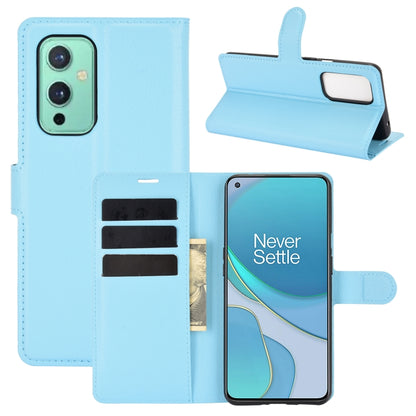 For OnePlus 9 Litchi Texture Horizontal Flip Protective Case with Holder & Card Slots & Wallet, For OnePlus 9
