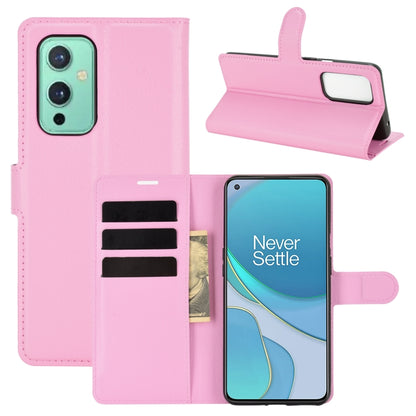 For OnePlus 9 Litchi Texture Horizontal Flip Protective Case with Holder & Card Slots & Wallet, For OnePlus 9
