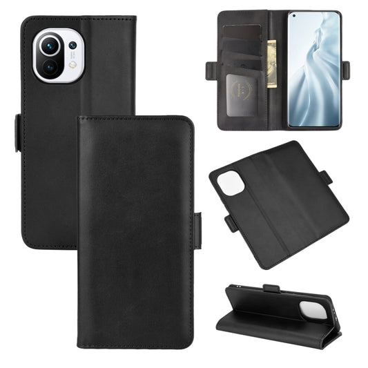 For Xiaomi Mi 11 Dual-side Magnetic Buckle Horizontal Flip Leather Case with Holder & Card Slots & Wallet, For Xiaomi Mi 11