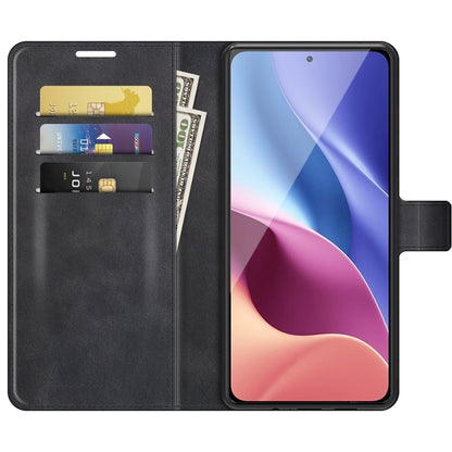 Retro Calf Pattern Buckle Horizontal Flip Leather Case with Holder & Card Slots & Wallet, For Xiaomi Poco F3 / Redmi K40, For Google Pixel 5A, For vivo X60