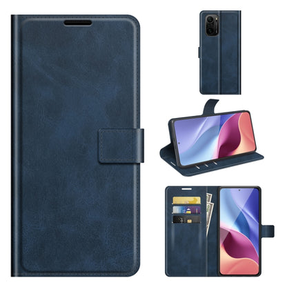 Retro Calf Pattern Buckle Horizontal Flip Leather Case with Holder & Card Slots & Wallet, For Xiaomi Poco F3 / Redmi K40, For Google Pixel 5A, For vivo X60