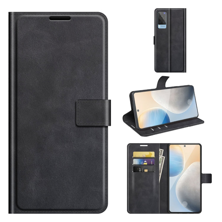 Retro Calf Pattern Buckle Horizontal Flip Leather Case with Holder & Card Slots & Wallet, For Xiaomi Poco F3 / Redmi K40, For Google Pixel 5A, For vivo X60