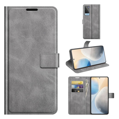 Retro Calf Pattern Buckle Horizontal Flip Leather Case with Holder & Card Slots & Wallet, For Xiaomi Poco F3 / Redmi K40, For Google Pixel 5A, For vivo X60