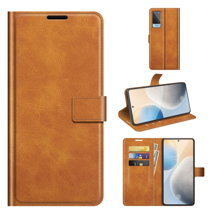 Retro Calf Pattern Buckle Horizontal Flip Leather Case with Holder & Card Slots & Wallet, For Xiaomi Poco F3 / Redmi K40, For Google Pixel 5A, For vivo X60