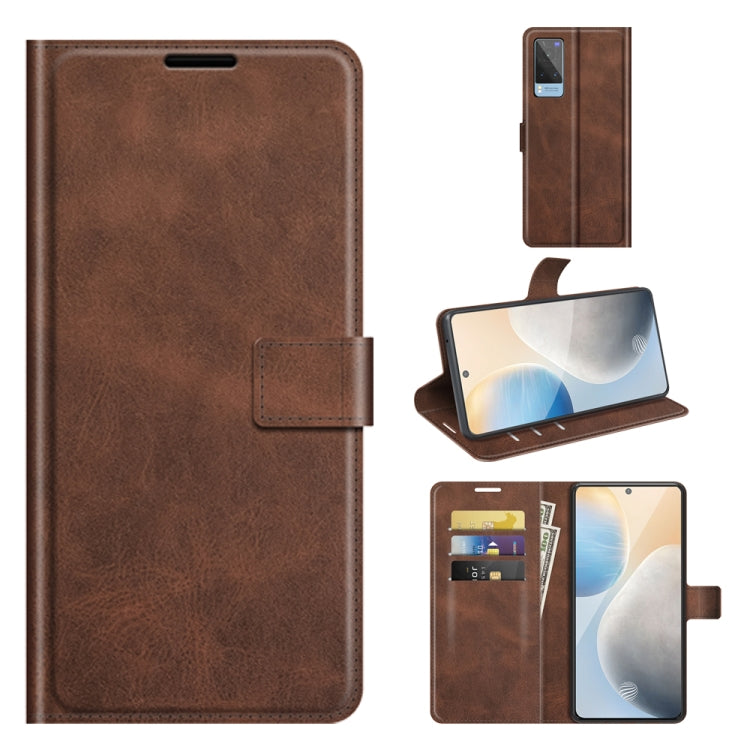 Retro Calf Pattern Buckle Horizontal Flip Leather Case with Holder & Card Slots & Wallet, For Xiaomi Poco F3 / Redmi K40, For Google Pixel 5A, For vivo X60