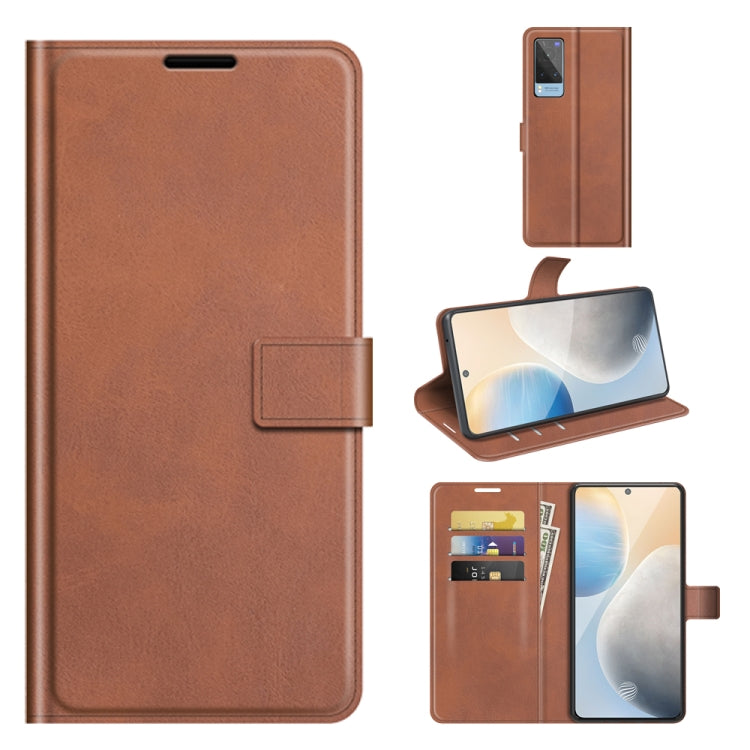 Retro Calf Pattern Buckle Horizontal Flip Leather Case with Holder & Card Slots & Wallet, For Xiaomi Poco F3 / Redmi K40, For Google Pixel 5A, For vivo X60