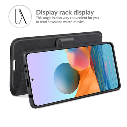 Retro Calf Pattern Buckle Horizontal Flip Leather Case with Holder & Card Slots & Wallet, For Redmi Note 10 Pro (Indian Edition)