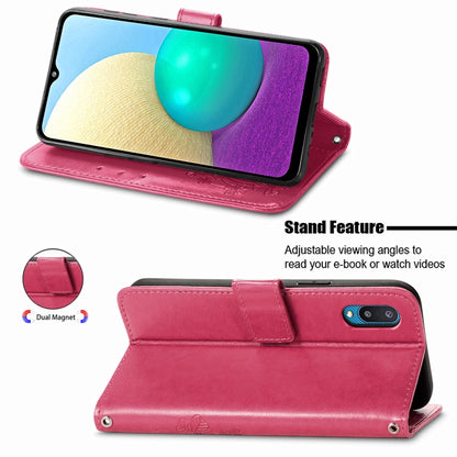 Four-leaf Clasp Embossed Buckle Mobile Phone Protection Leather Case with Lanyard & Card Slot & Wallet & Bracket Function, For Samsung Galaxy A02, For Xiaomi Redmi Note 10 4G, For Google Pixel 5A, For OPPO A93 5G, For LG Stylo 7