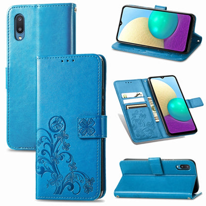 Four-leaf Clasp Embossed Buckle Mobile Phone Protection Leather Case with Lanyard & Card Slot & Wallet & Bracket Function, For Samsung Galaxy A02, For Xiaomi Redmi Note 10 4G, For Google Pixel 5A, For OPPO A93 5G, For LG Stylo 7