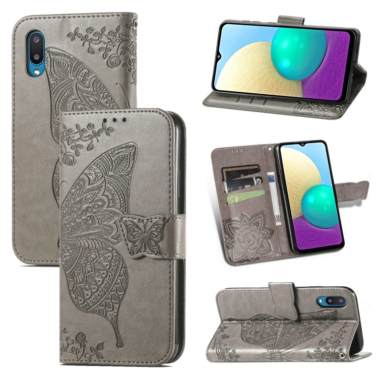 Butterfly Love Flower Embossed Horizontal Flip Leather Case with Bracket & Card Slot & Wallet & Lanyard, For Samsung Galaxy A02, For Huawei Nova 8 Pro, For Xiaomi Redmi Note 10 4G