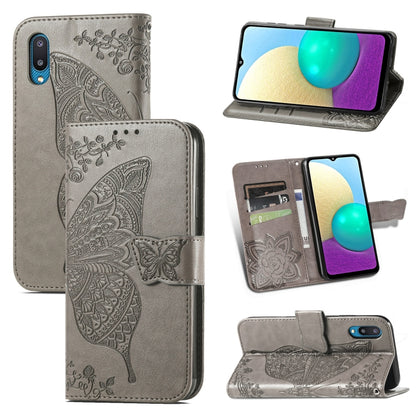 Butterfly Love Flower Embossed Horizontal Flip Leather Case with Bracket & Card Slot & Wallet & Lanyard, For Samsung Galaxy A02, For Huawei Nova 8 Pro, For Xiaomi Redmi Note 10 4G