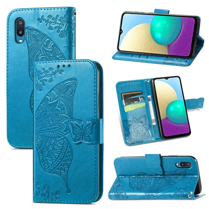 Butterfly Love Flower Embossed Horizontal Flip Leather Case with Bracket & Card Slot & Wallet & Lanyard, For Samsung Galaxy A02, For Huawei Nova 8 Pro, For Xiaomi Redmi Note 10 4G