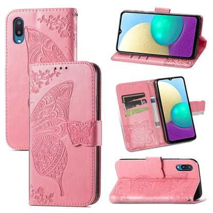 Butterfly Love Flower Embossed Horizontal Flip Leather Case with Bracket & Card Slot & Wallet & Lanyard, For Samsung Galaxy A02, For Huawei Nova 8 Pro, For Xiaomi Redmi Note 10 4G