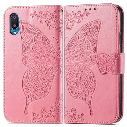 Butterfly Love Flower Embossed Horizontal Flip Leather Case with Bracket & Card Slot & Wallet & Lanyard, For Samsung Galaxy A02, For Huawei Nova 8 Pro, For Xiaomi Redmi Note 10 4G
