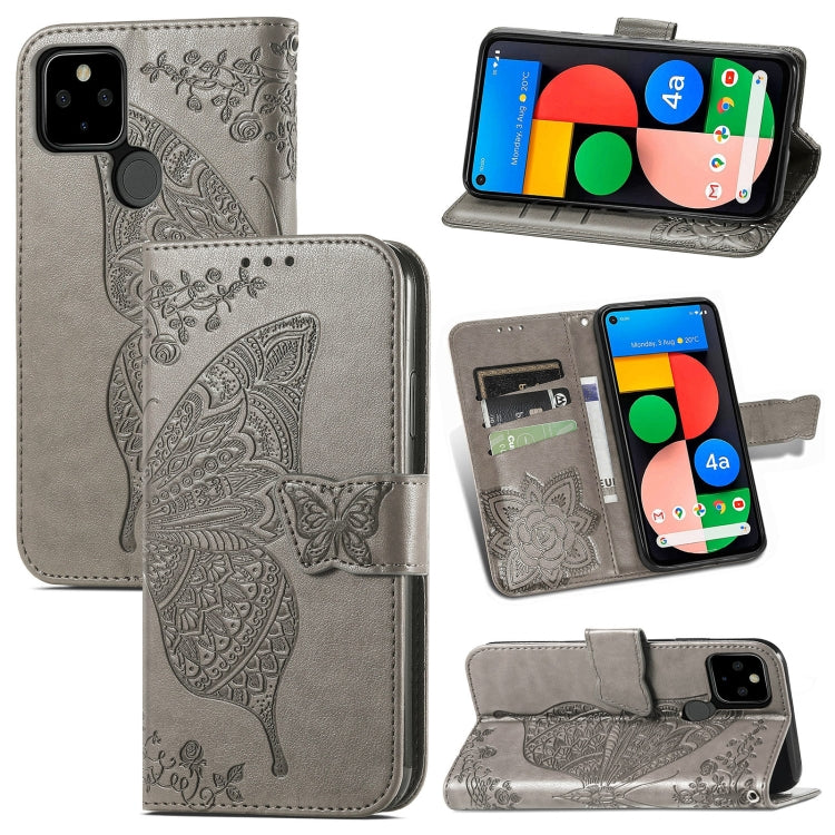 Butterfly Love Flower Embossed Horizontal Flip Leather Case with Bracket & Card Slot & Wallet & Lanyard, For OPPO A93, For Google Pixel 5A, For LG Stylo 7 5G