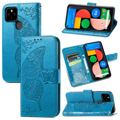 Butterfly Love Flower Embossed Horizontal Flip Leather Case with Bracket & Card Slot & Wallet & Lanyard, For OPPO A93, For Google Pixel 5A, For LG Stylo 7 5G