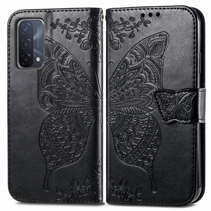 Butterfly Love Flower Embossed Horizontal Flip Leather Case with Bracket & Card Slot & Wallet & Lanyard, For OPPO A93, For Google Pixel 5A, For LG Stylo 7 5G