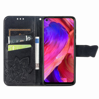 Butterfly Love Flower Embossed Horizontal Flip Leather Case with Bracket & Card Slot & Wallet & Lanyard, For OPPO A93, For Google Pixel 5A, For LG Stylo 7 5G