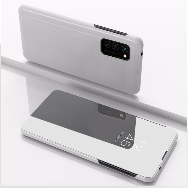 Plated Mirror Horizontal Flip Leather Case with Holder, For Samsung Galaxy A52 5G/4G, For Samsung Galaxy A32 4G, For Samsung Galaxy A32 5G
