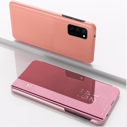 Plated Mirror Horizontal Flip Leather Case with Holder, For Samsung Galaxy A52 5G/4G, For Samsung Galaxy A32 4G, For Samsung Galaxy A32 5G