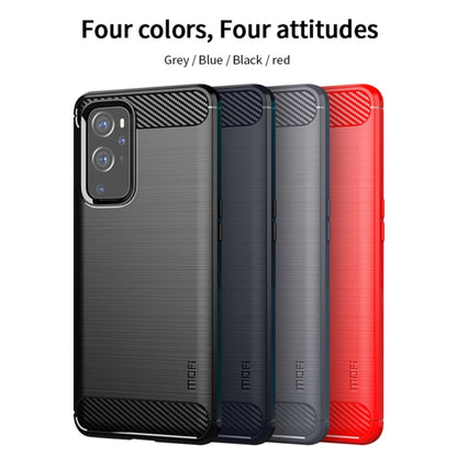 For OnePlus 9 Pro MOFI Gentleness Series Brushed Texture Carbon Fiber Soft TPU Case, For OnePlus 9 Pro