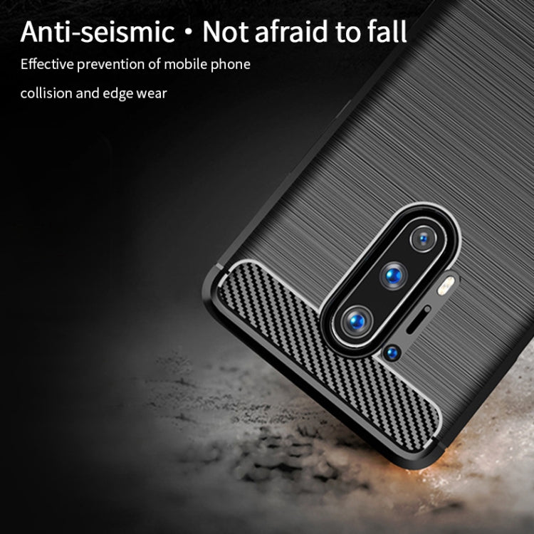 For OnePlus 8 Pro MOFI Gentleness Series Brushed Texture Carbon Fiber Soft TPU Case, For OnePlus 8 Pro