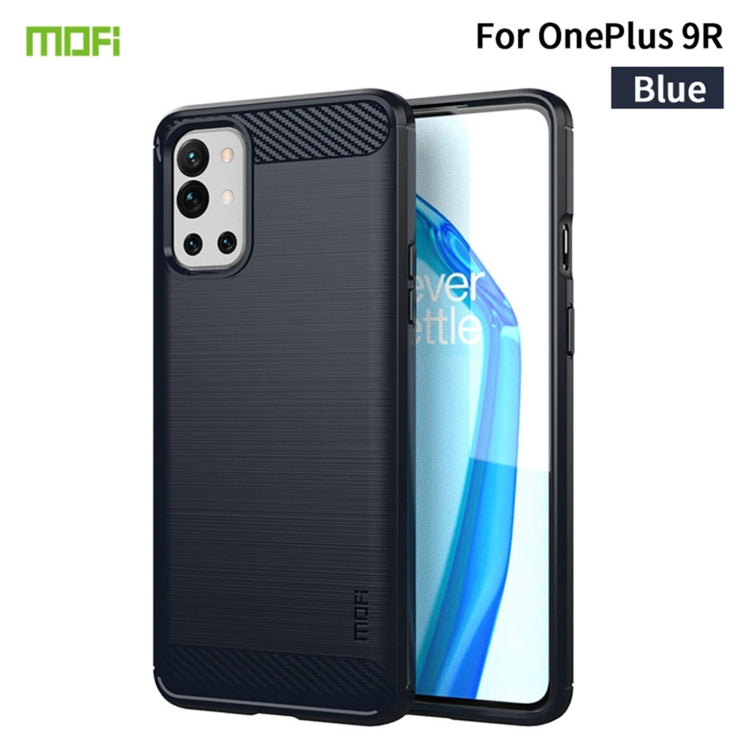 MOFI Gentleness Series Brushed Texture Carbon Fiber Soft TPU Case, For Xiaomi Mi 11 Lite, For Xiaomi Mi 11 Pro, For OnePlus 9R