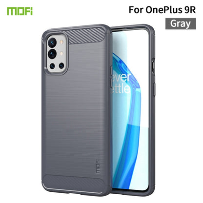 MOFI Gentleness Series Brushed Texture Carbon Fiber Soft TPU Case, For Xiaomi Mi 11 Lite, For Xiaomi Mi 11 Pro, For OnePlus 9R