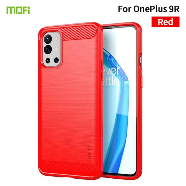 MOFI Gentleness Series Brushed Texture Carbon Fiber Soft TPU Case, For Xiaomi Mi 11 Lite, For Xiaomi Mi 11 Pro, For OnePlus 9R