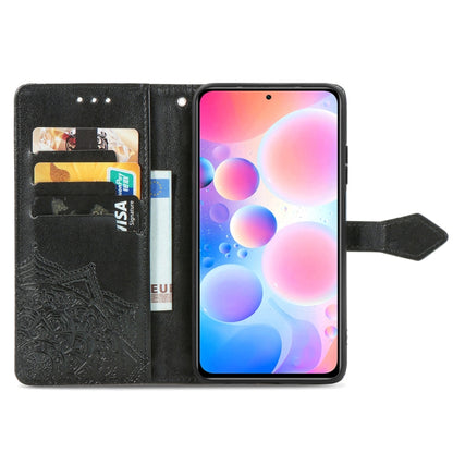 Halfway Mandala Embossing Pattern Horizontal Flip Leather Case with Holder & Card Slots & Wallet & Lanyard, For Xiaomi Redmi Note 10 Pro, For Xiaomi Redmi Note 10 5G, For Xiaomi Redmi K40 / K40 Pro / K40 Pro+, For OPPO Find X3 Pro