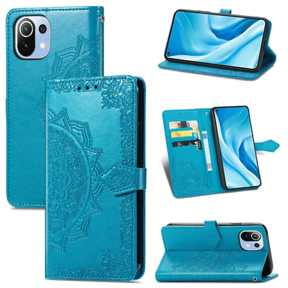 Halfway Mandala Embossing Pattern Horizontal Flip Leather Case with Holder & Card Slots & Wallet & Lanyard, For Huawei  P50, For Xiaomi 11 Lite, For Motorola Edge S, For OnePlus 9 Pro