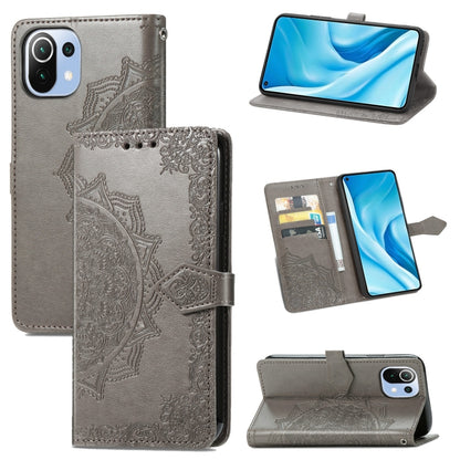 Halfway Mandala Embossing Pattern Horizontal Flip Leather Case with Holder & Card Slots & Wallet & Lanyard, For Huawei  P50, For Xiaomi 11 Lite, For Motorola Edge S, For OnePlus 9 Pro
