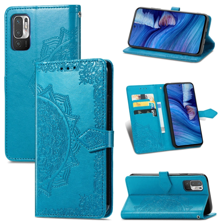Halfway Mandala Embossing Pattern Horizontal Flip Leather Case with Holder & Card Slots & Wallet & Lanyard, For Xiaomi Redmi Note 10 Pro, For Xiaomi Redmi Note 10 5G, For Xiaomi Redmi K40 / K40 Pro / K40 Pro+, For OPPO Find X3 Pro