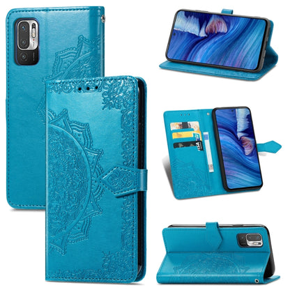 Halfway Mandala Embossing Pattern Horizontal Flip Leather Case with Holder & Card Slots & Wallet & Lanyard, For Xiaomi Redmi Note 10 Pro, For Xiaomi Redmi Note 10 5G, For Xiaomi Redmi K40 / K40 Pro / K40 Pro+, For OPPO Find X3 Pro