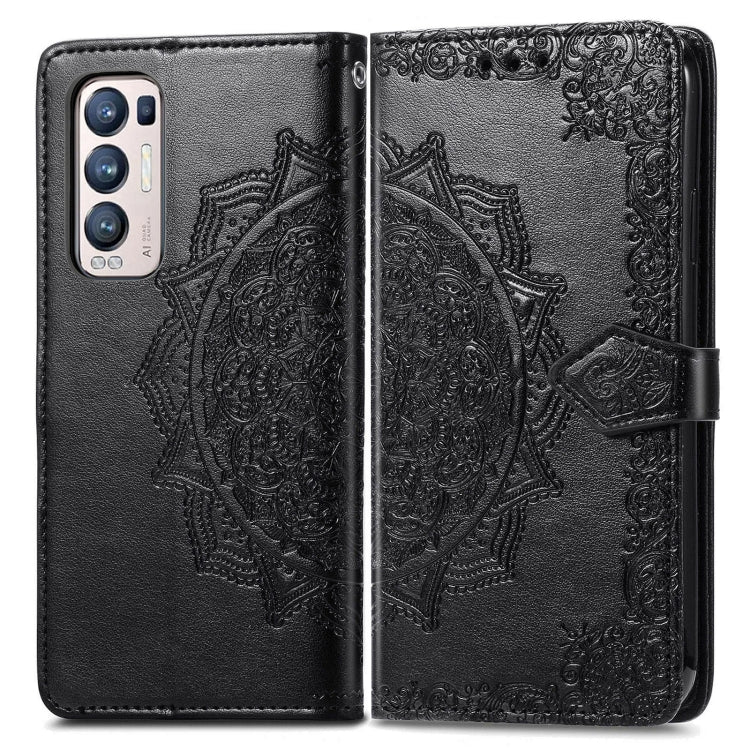 Halfway Mandala Embossing Pattern Horizontal Flip Leather Case with Holder & Card Slots & Wallet & Lanyard, For OPPO Reno5 Pro+, For vivo X60 Pro+, For vivo X60 Pro, For Huawei  P50 Pro