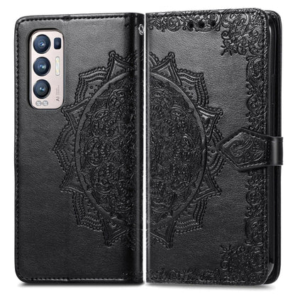 Halfway Mandala Embossing Pattern Horizontal Flip Leather Case with Holder & Card Slots & Wallet & Lanyard, For OPPO Reno5 Pro+, For vivo X60 Pro+, For vivo X60 Pro, For Huawei  P50 Pro