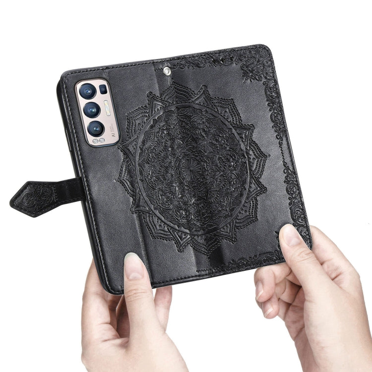 Halfway Mandala Embossing Pattern Horizontal Flip Leather Case with Holder & Card Slots & Wallet & Lanyard, For OPPO Reno5 Pro+, For vivo X60 Pro+, For vivo X60 Pro, For Huawei  P50 Pro