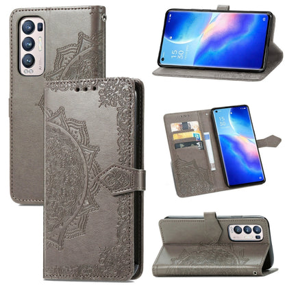 Halfway Mandala Embossing Pattern Horizontal Flip Leather Case with Holder & Card Slots & Wallet & Lanyard, For OPPO Reno5 Pro+, For vivo X60 Pro+, For vivo X60 Pro, For Huawei  P50 Pro