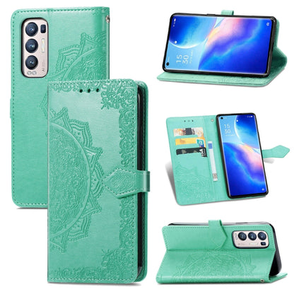 Halfway Mandala Embossing Pattern Horizontal Flip Leather Case with Holder & Card Slots & Wallet & Lanyard, For OPPO Reno5 Pro+, For vivo X60 Pro+, For vivo X60 Pro, For Huawei  P50 Pro