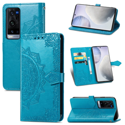 Halfway Mandala Embossing Pattern Horizontal Flip Leather Case with Holder & Card Slots & Wallet & Lanyard, For OPPO Reno5 Pro+, For vivo X60 Pro+, For vivo X60 Pro, For Huawei  P50 Pro