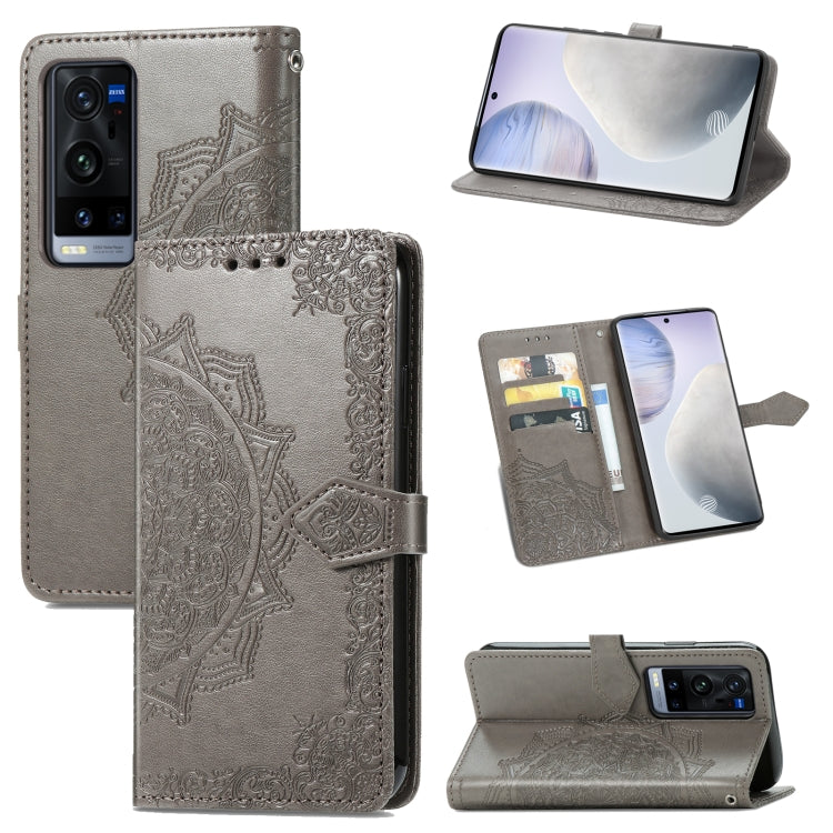 Halfway Mandala Embossing Pattern Horizontal Flip Leather Case with Holder & Card Slots & Wallet & Lanyard, For OPPO Reno5 Pro+, For vivo X60 Pro+, For vivo X60 Pro, For Huawei  P50 Pro