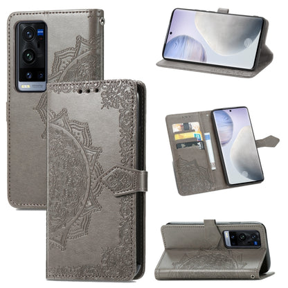 Halfway Mandala Embossing Pattern Horizontal Flip Leather Case with Holder & Card Slots & Wallet & Lanyard, For OPPO Reno5 Pro+, For vivo X60 Pro+, For vivo X60 Pro, For Huawei  P50 Pro