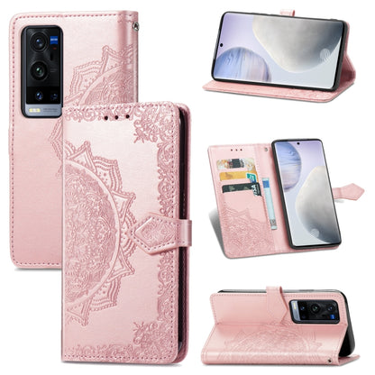 Halfway Mandala Embossing Pattern Horizontal Flip Leather Case with Holder & Card Slots & Wallet & Lanyard, For OPPO Reno5 Pro+, For vivo X60 Pro+, For vivo X60 Pro, For Huawei  P50 Pro