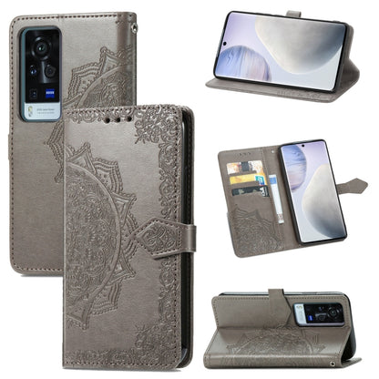 Halfway Mandala Embossing Pattern Horizontal Flip Leather Case with Holder & Card Slots & Wallet & Lanyard, For OPPO Reno5 Pro+, For vivo X60 Pro+, For vivo X60 Pro, For Huawei  P50 Pro