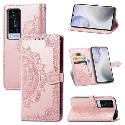Halfway Mandala Embossing Pattern Horizontal Flip Leather Case with Holder & Card Slots & Wallet & Lanyard, For OPPO Reno5 Pro+, For vivo X60 Pro+, For vivo X60 Pro, For Huawei  P50 Pro