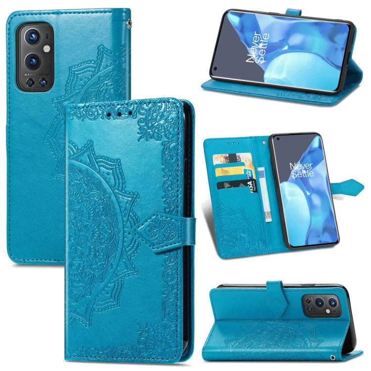 Halfway Mandala Embossing Pattern Horizontal Flip Leather Case with Holder & Card Slots & Wallet & Lanyard, For Huawei  P50, For Xiaomi 11 Lite, For Motorola Edge S, For OnePlus 9 Pro