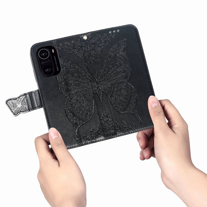 Butterfly Love Flowers Embossed Horizontal Flip Leather Case with Holder & Card Slots & Wallet & Lanyard, For Xiaomi Redmi K40 /K40 Pro /K40 Pro+, For Xiaomi Redmi Note10 5G, For Xiaomi Mi 10S