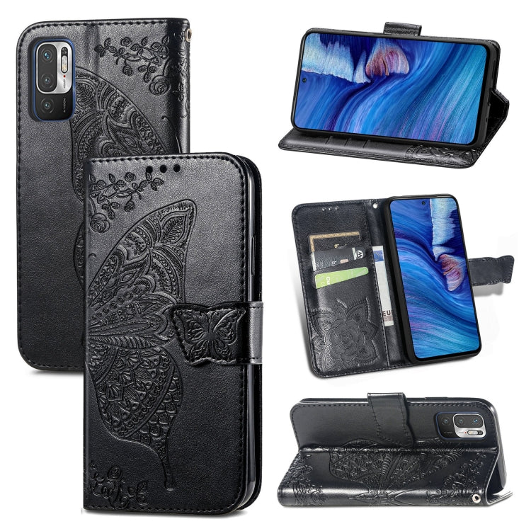Butterfly Love Flowers Embossed Horizontal Flip Leather Case with Holder & Card Slots & Wallet & Lanyard, For Xiaomi Redmi K40 /K40 Pro /K40 Pro+, For Xiaomi Redmi Note10 5G, For Xiaomi Mi 10S