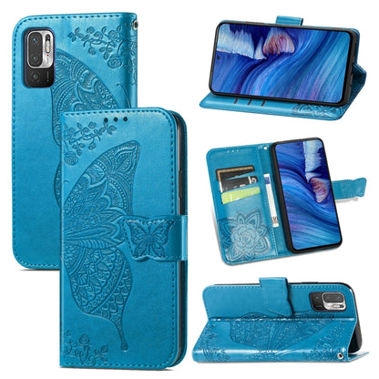 Butterfly Love Flowers Embossed Horizontal Flip Leather Case with Holder & Card Slots & Wallet & Lanyard, For Xiaomi Redmi K40 /K40 Pro /K40 Pro+, For Xiaomi Redmi Note10 5G, For Xiaomi Mi 10S