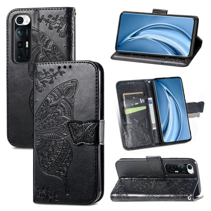 Butterfly Love Flowers Embossed Horizontal Flip Leather Case with Holder & Card Slots & Wallet & Lanyard, For Xiaomi Redmi K40 /K40 Pro /K40 Pro+, For Xiaomi Redmi Note10 5G, For Xiaomi Mi 10S